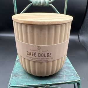 Chesapeake Bay Candle Cafe Dolce Scented with Essential Oils 10.1 oz ounces